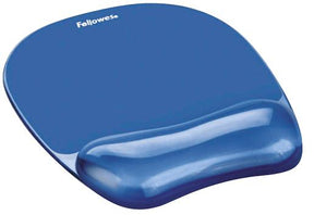 FELLOWES MOUSE PAD WITH BLUE GEL WRIST REST