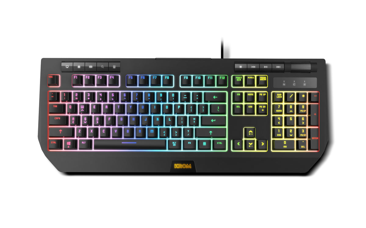 NOX Gaming Keyboard Krom Kuma RGB Semimechanical Keyboard UK