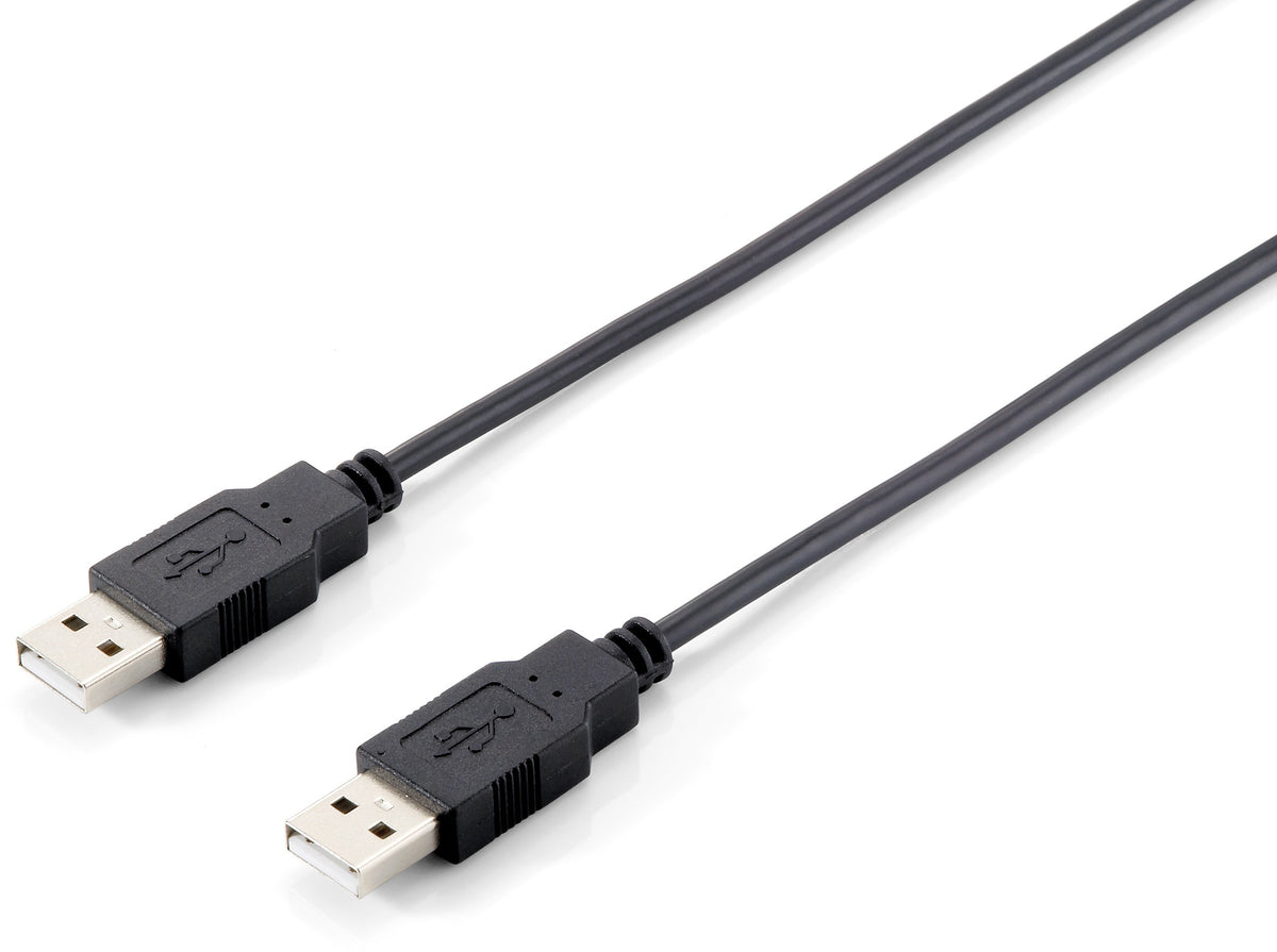 EQUIP USB 2.0 A to A 5.0m M/M Cable, Black - 128872