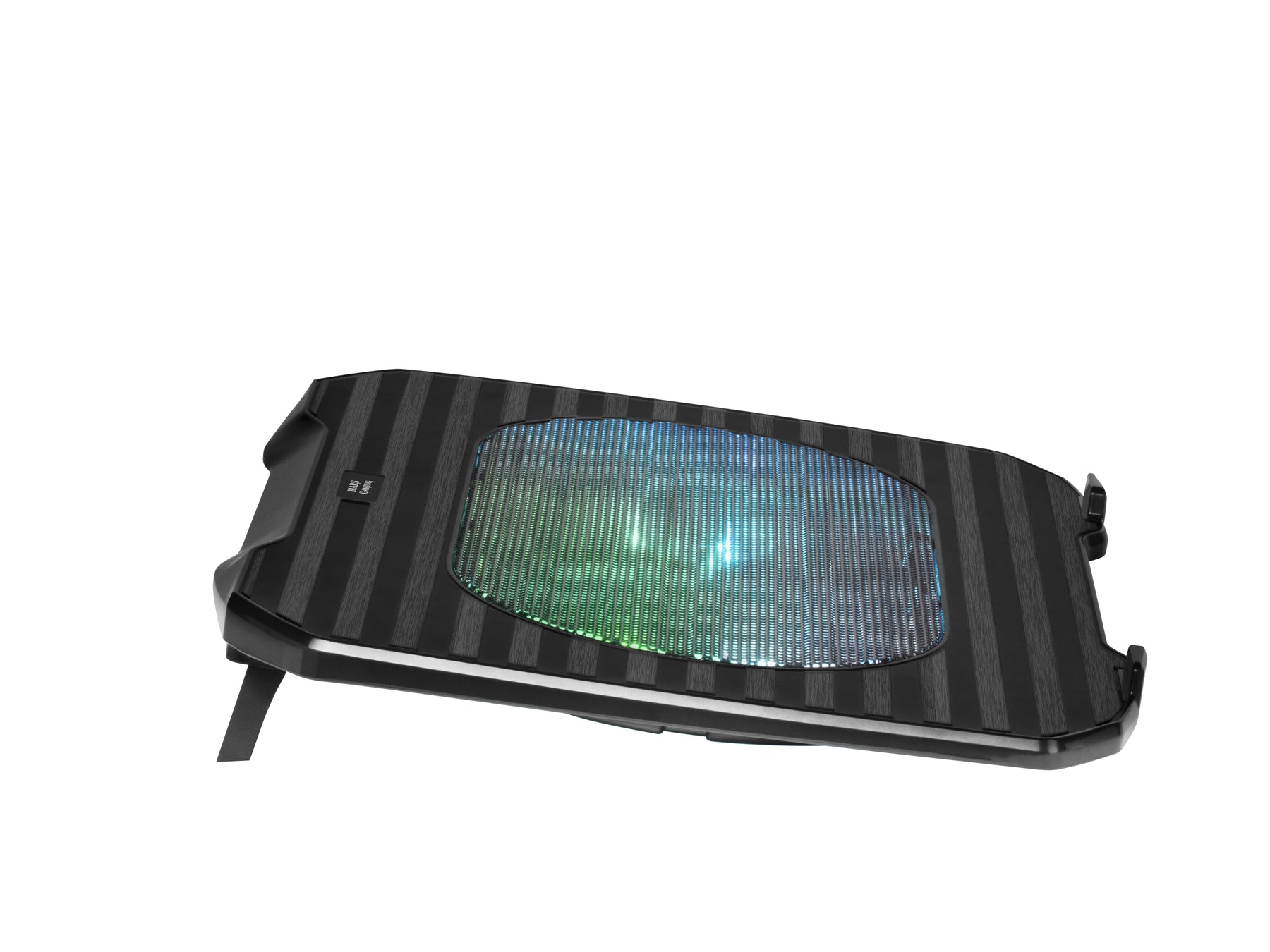 BASE VENT MARSGAMING MNBC0, FLUJO RGB, 2 VENTILADORES, MALLA METÁLICA, TAMAÑO HASTA 15,6\" - MNBC0