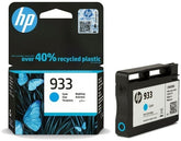 HP 933 - 4 ml - azul cian - original - cartucho de tinta - para Officejet 6100, 6600 H711a, 6700, 7110, 7510, 7610, 7612 (CN058AE#301)