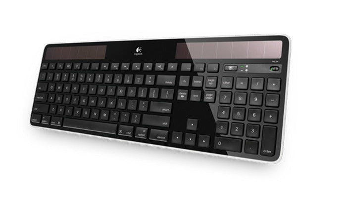 Logitech Wireless Solar K750 - Teclado - sem fios - 2.4 GHz - Nórdico