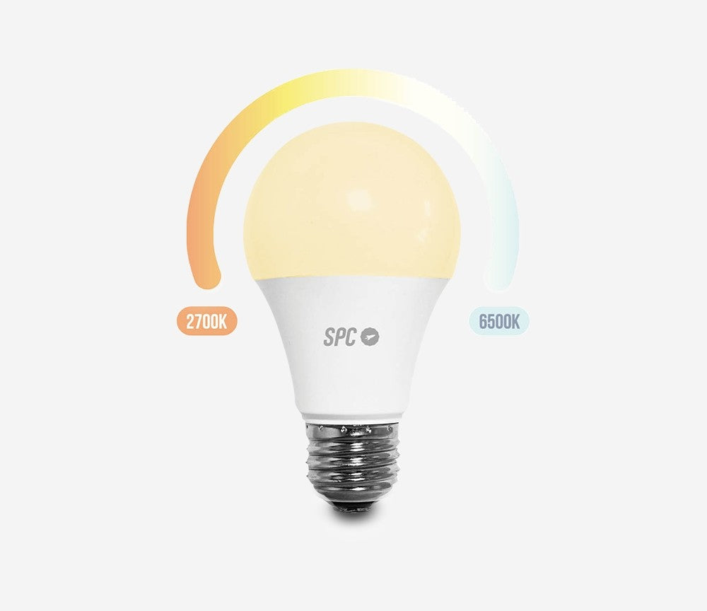 SPC Lamp IOT AURA 1050 Lumens Color-White-Cool-Warm 10W (70W) E27 A60