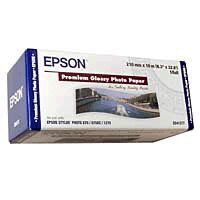 Epson Premium Glossy Photo Paper - Brillante - A4 Rollo (21 cm x 10 m) - 166 g/m² - 1 rollo(s) papel fotográfico - para Stylus Pro 3880, Stylus Office B1100, BX310, Stylus Photo R2000, SureColor P400, SC -P400