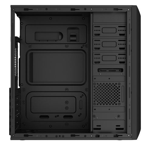 Caixa CoolBox MidTower F750 Black USB 3.0 c/fonte basic 500GR, ATX