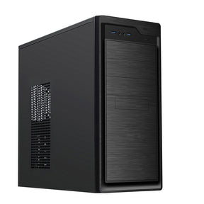 CoolBox MidTower F800 Black USB 3.0 with power supply basic 500GR, ATX