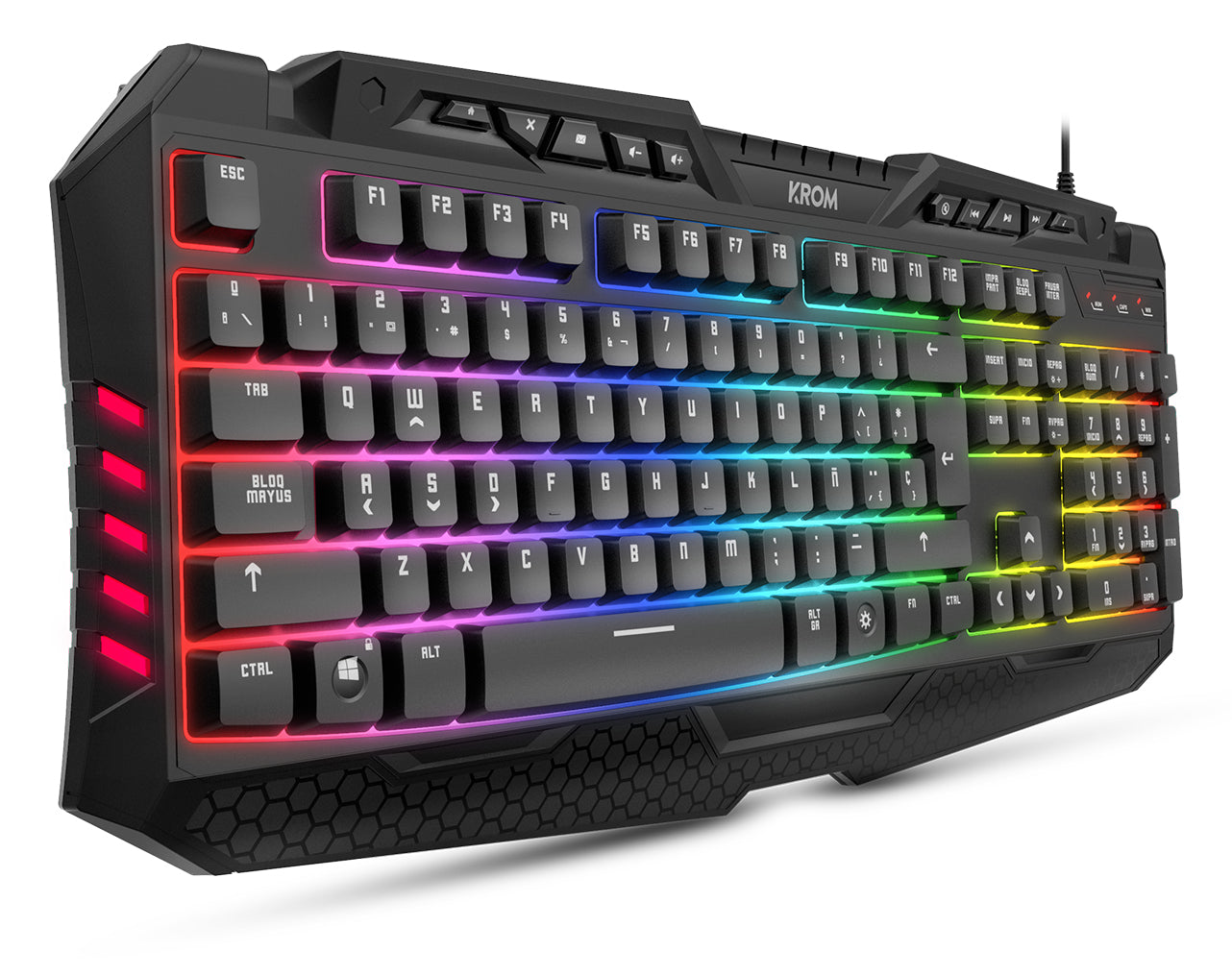 Keyboard NOX Krom Kritic RGB Rainbow Gaming Kit PT (NXKROMKRITICPT)