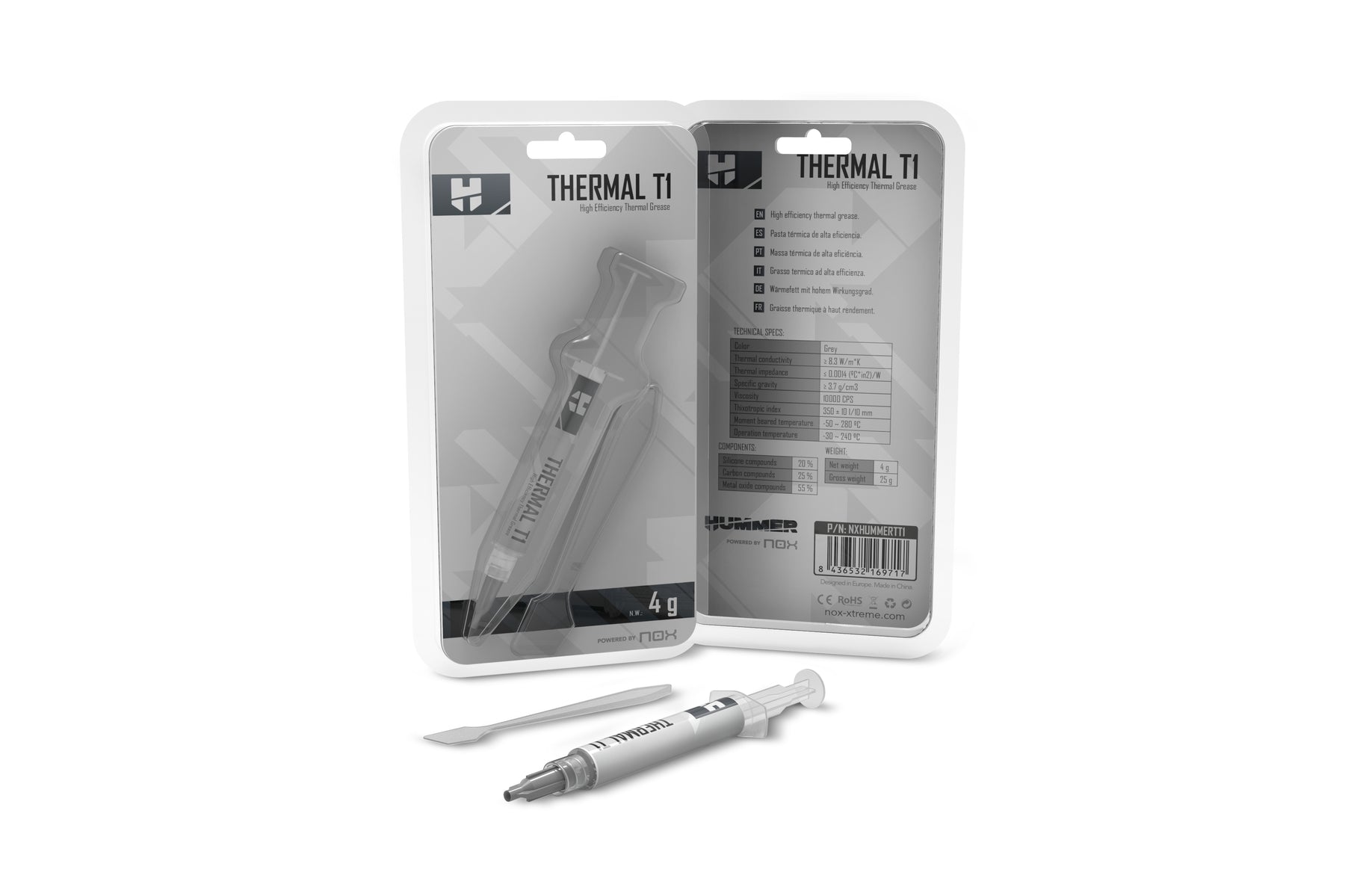 Massa termica Nox Thermal T1 High Effiency (4Gr)