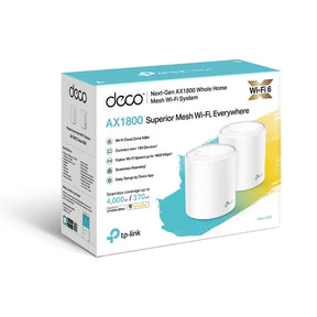 TP-Link AX1800 Whole Home Mesh Wi-Fi System Router 2-PACK - Deco X20(2-pack)