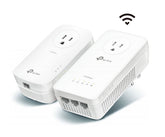 Kit 2 Adapt PowerLine TP-Link 1300 Mbps Gigabit Doble Banda Inalámbrico 300Mbps - TL-WPA8631P KIT