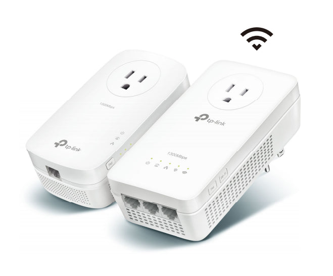 Kit 2 Adapt PowerLine TP-Link 1300 Mbps Gigabit Dual Band Wireless 300Mbps - TL-WPA8631P KIT