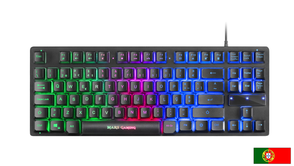 MARSGAMING MCPTKL Combo Keyboard RGB FULL MECHANICAL + Mouse 3,200DP - MCPTKLPT