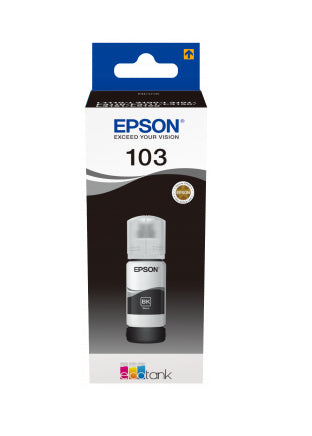 EPSON Ink Refill Series 103 Black (65ml) - EcoTank L31xx