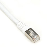 C2G Cat5e Booted Shielded (STP) Network Patch Cable - Patch cable - RJ-45 (M) to RJ-45 (M) - 50 m - PTB - CAT 5e - molded - white