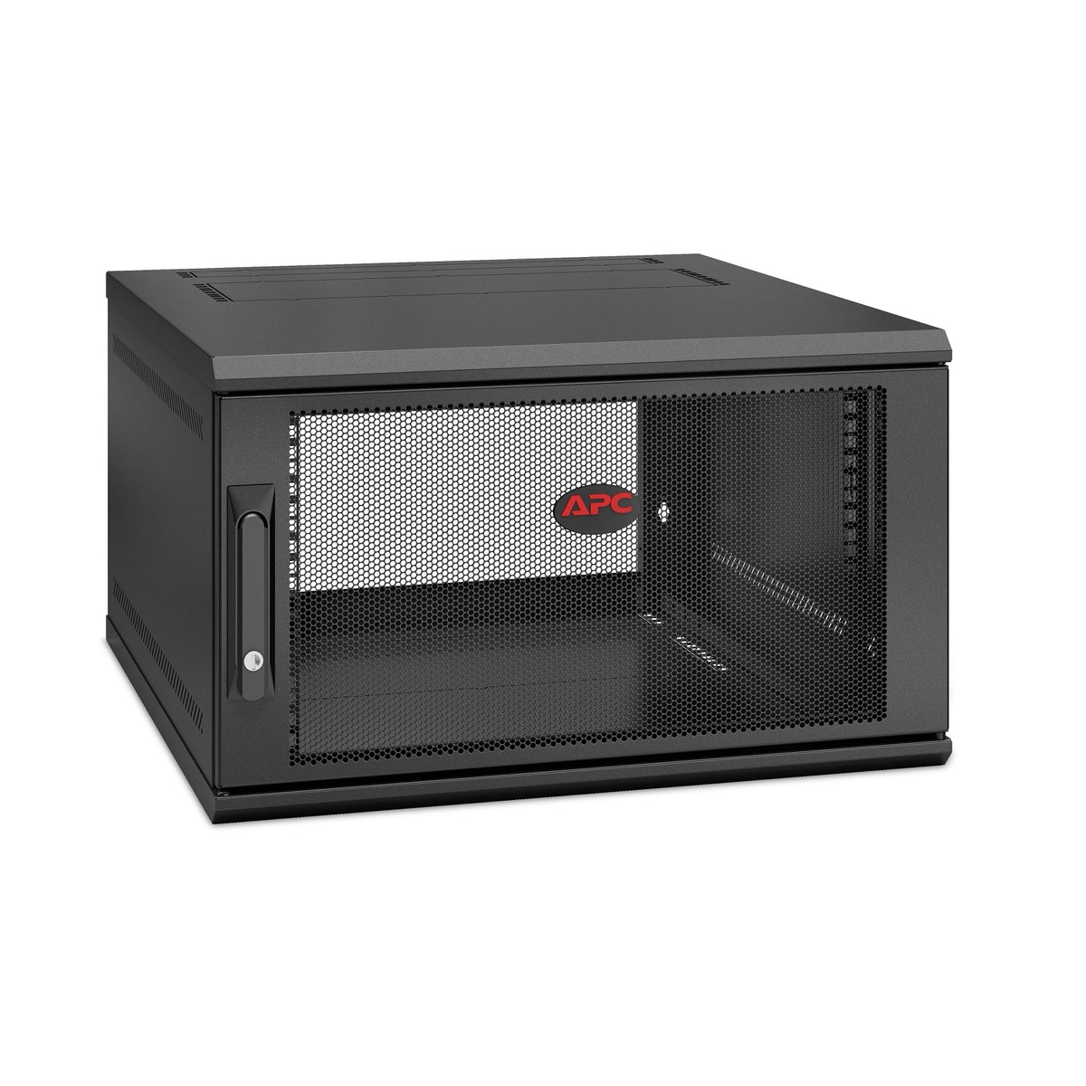 APC NetShelter WX 6U Gabinete de montaje en pared con una sola bisagra Rack de 600 mm de profundidad