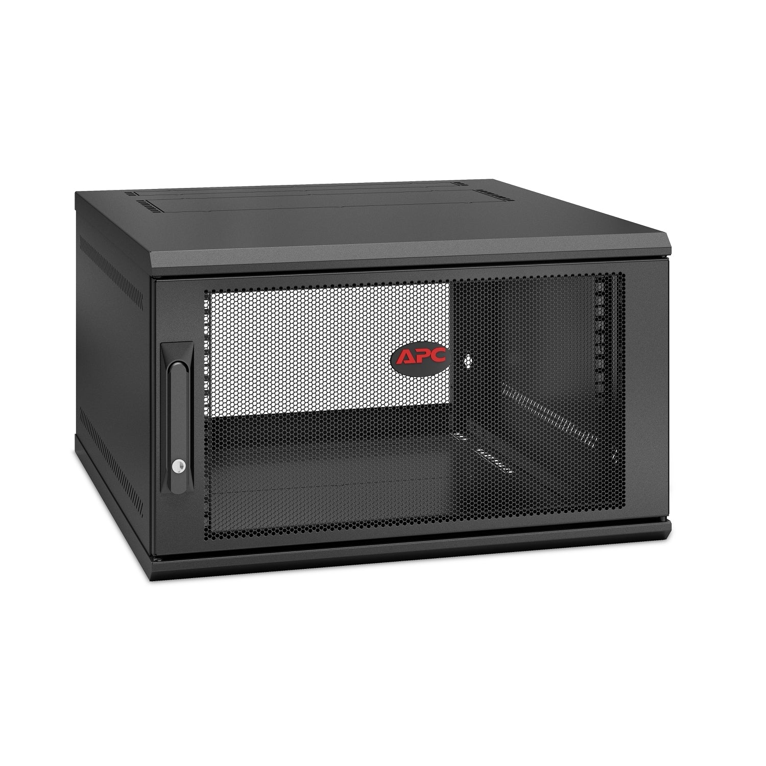 APC NetShelter WX 6U Gabinete de montaje en pared con una sola bisagra Rack de 600 mm de profundidad