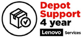 Lenovo Depot/Customer Carry-In Upgrade - Extended Service Agreement - parts and labor - 4 years - delivery - for ThinkCentre Edge 62, 63, 71, 72, 73, 91, 92, 93, ThinkCentre M72, M73, M83 , M92, M93