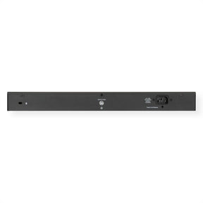 D-Link DGS 1100-26MPV2 - Switch - Smart - 24 x 10/100/1000 (PoE) + 2 x Gigabit SFP combo - desktop, rail mountable - PoE (370W)