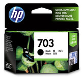 HP 703 - Negro - Genuino - Cartucho de tinta - para Deskjet D730, F735, Ink Advantage, Photosmart Ink Advantage K510a