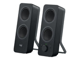 Logitech Z207 - Altavoces - para PC - 2.0 canales - inalámbrico - Bluetooth - 5 Watt (Total) - negro (980-001296)