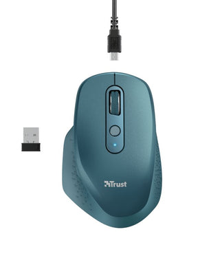 TRUST OZAA RECHARGEABLE Mouse Blue - 24034