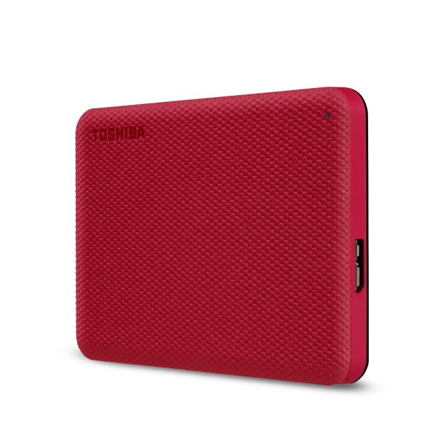 Disco Externo Toshiba 2.5\" 2TB CANVIO ADVANCE Rojo