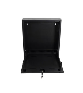 Rack de pared vertical WP RACK 19\" RWN Serie 2U AnxPrxAl: 600x150x750 mm, Negro RAL 9005