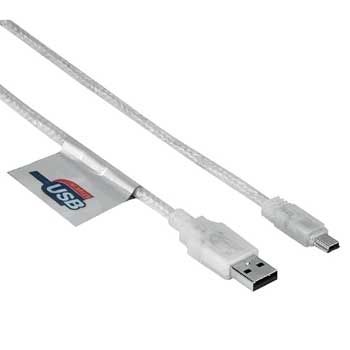 Cable HAMA conexión USB TIPO A-MINI B, 1,8mt - 41533