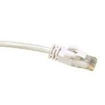 C2G Cat6 Booted Unshielded (UTP) Network Patch Cable - Patch cable - RJ-45 (M) to RJ-45 (M) - 7 m - PTNB - CAT 6 - molded, knotless, braided - white