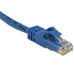 C2G Cat6 Booted Unshielded (UTP) Crossover Patch Cable - Cabo crossover - RJ-45 (M) para RJ-45 (M) - 5 m - PTNB - CAT 6 - moldado, sem nós, entrançado - azul