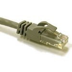 C2G Cat6 Booted Unshielded (UTP) Crossover Patch Cable - Cabo crossover - RJ-45 (M) para RJ-45 (M) - 2 m - PTNB - CAT 6 - moldado, sem nós, entrançado - cinza