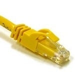 C2G Cat6 Booted Unshielded (UTP) Network Patch Cable - Cabo patch - RJ-45 (M) para RJ-45 (M) - 7 m - PTNB - CAT 6 - moldado, sem nós, entrançado - amarelo