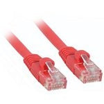 C2G Cat5e Booted Unshielded (UTP) Network Patch Cable - Cabo patch - RJ-45 (M) para RJ-45 (M) - 7 m - PTNB - CAT 5e - moldado, sem nós, entrançado - vermelho