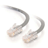 Cable de conexión de red C2G Cat5e sin arranque y sin blindaje (UTP) - Cable de conexión - RJ-45 (M) a RJ-45 (M) - 7 m - PTNB - CAT 5e - trenzado, uniboot - gris