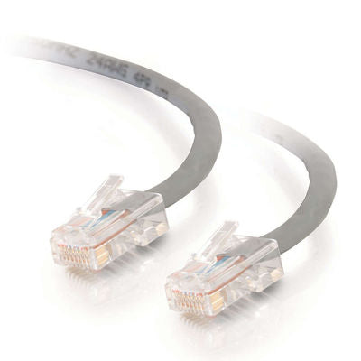 C2G Cat5e Non-Booted Unshielded (UTP) Network Patch Cable - Patch cable - RJ-45 (M) to RJ-45 (M) - 7 m - PTNB - CAT 5e - braided, uniboot - gray