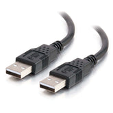 C2G - USB Cable - USB (M) to USB (M) - USB 2.0 - 2 m - black