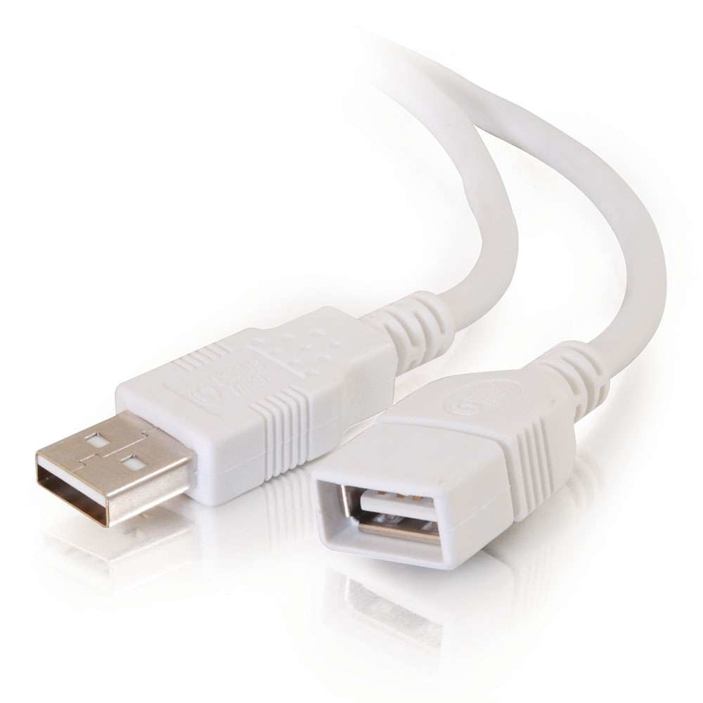 C2G USB Extension Cable - Cabo de extensão USB - USB (F) para USB (M) - 1 m