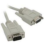 C2G Economy - VGA Extension Cable - HD-15 (VGA) (M) to HD-15 (VGA) (F) - 2 m - molded, thumbscrews