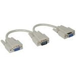 C2G Economy - VGA Splitter - HD-15 (VGA) (M) to HD-15 (VGA) (F)