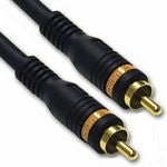 C2G Velocity - Cabo de áudio digital - RCA macho para RCA macho - 1 m - coaxial de tripla protecção