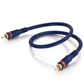 C2G Velocity - Cabo de áudio digital - RCA macho para RCA macho - 2 m - coaxial de tripla protecção