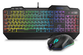 Teclado NOX Krom Krusher SEMI-MECÁNICO RGB COMBO