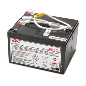 APC Replacement Battery Cartridge #109 - UPS Battery - 1 x Battery - Lead Acid - Charcoal - for P/N: BN1250LCD, BR1200G-JP, BR1200LCDI, BR1500LCD, BR1500LCDI, BX1300LCD, BX1500LCD