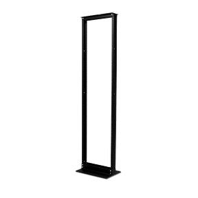 Rack de marco abierto de 2 postes NetShelter de APC - Gabinete - Negro - 45U - 19" - para N/P: SCL500RMI1UNC, SMTL1000RMI2UC, SMTL750RMI2UC, SMX1500RM2UC, SMX1500RM2UCNC