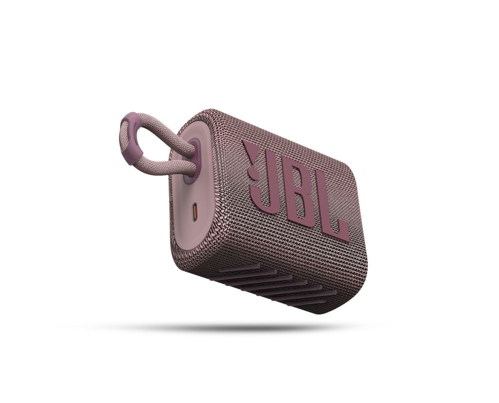 Coluna Portatil JBL GO 3  BT IPX7 ,USB-C Rosa