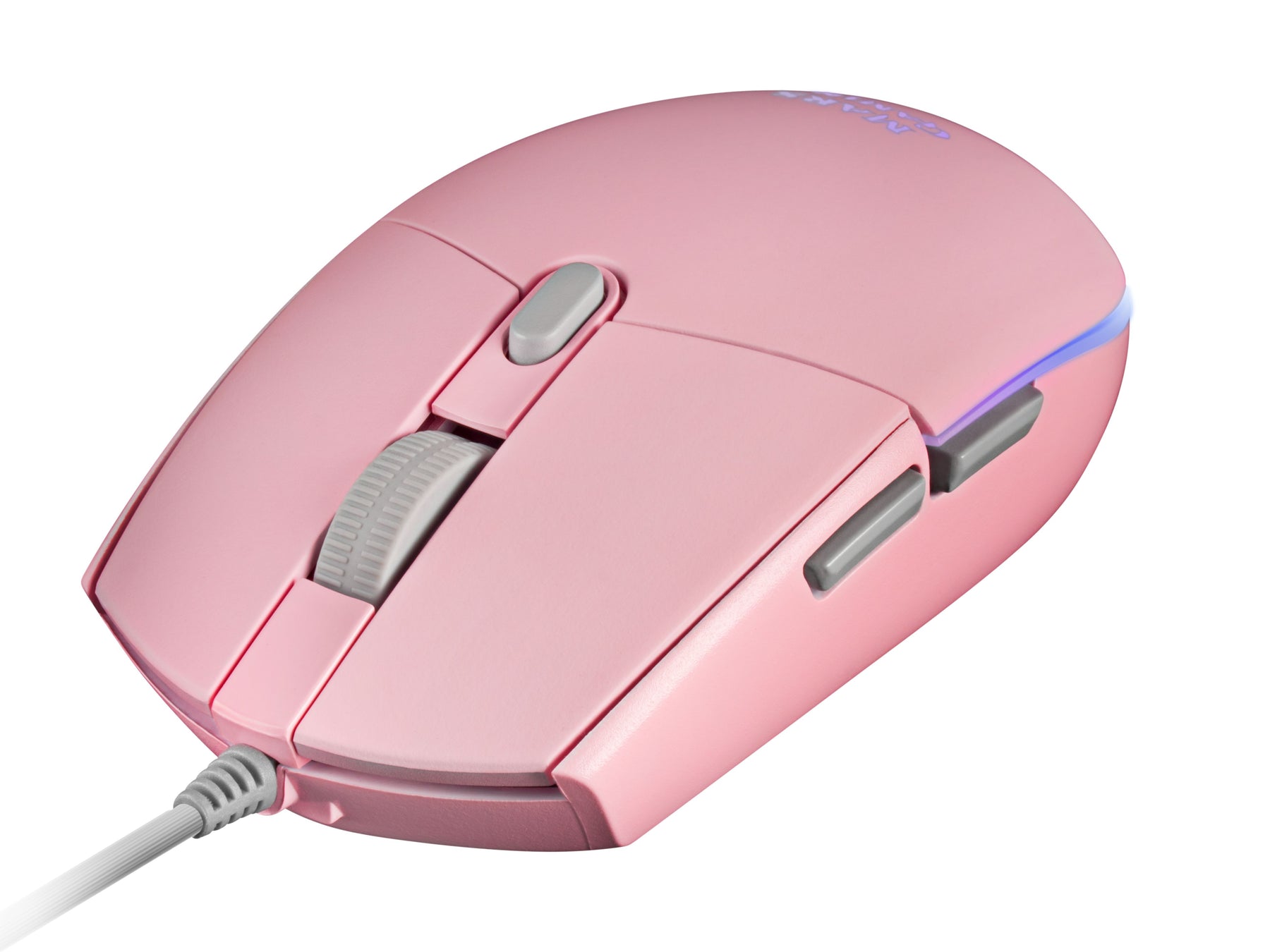 Ratón MARS GAMING MMG Rosa , 3200 DPI, flujo RGB, ligero, ergonómico