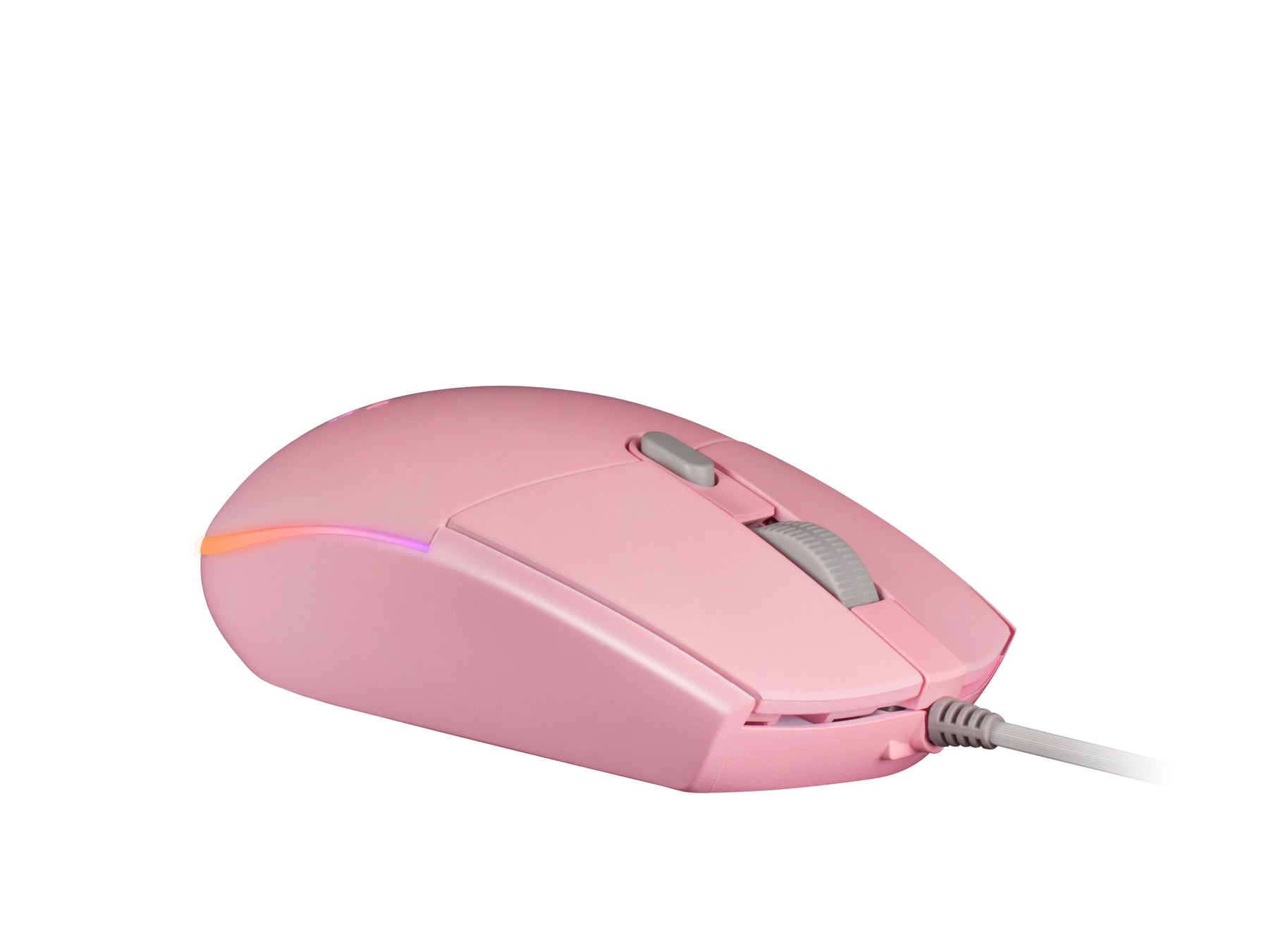 Ratón MARS GAMING MMG Rosa , 3200 DPI, flujo RGB, ligero, ergonómico