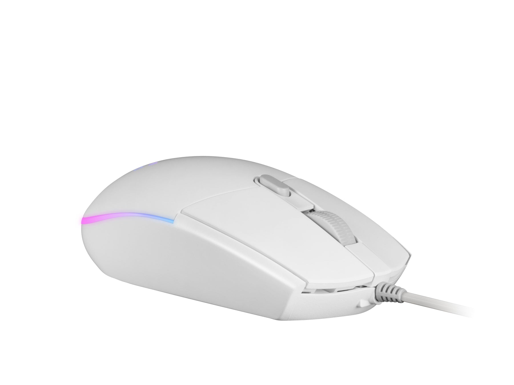 Mouse MARS GAMING MMG White, 3200 DPI, RGB flow, light, ergonomic