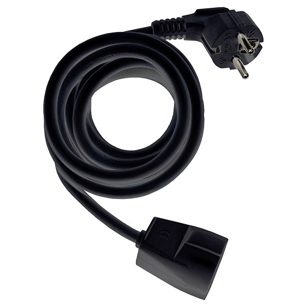 MATEL SHUKO EXTENSION CABLE 2M 10/16 3X1.5 BLACK#PROMO FS