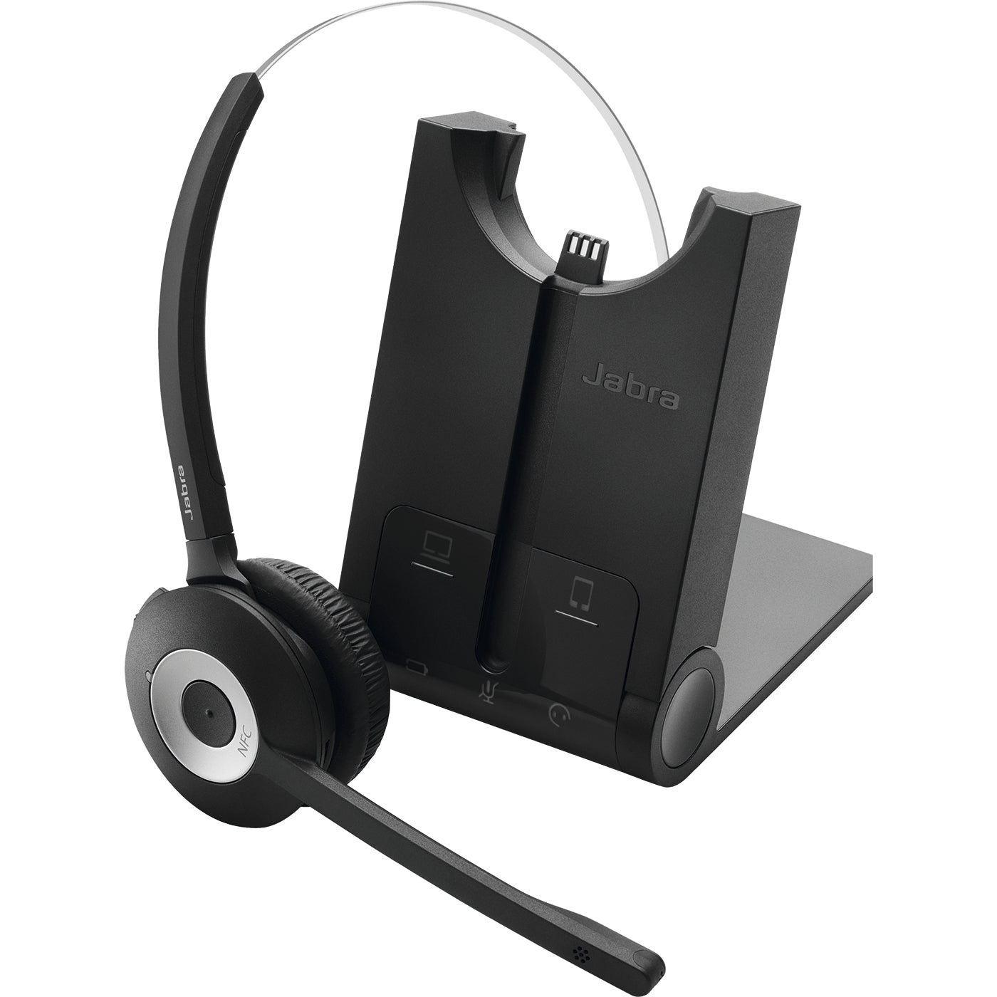 Jabra PRO 935 Dual Connectivity for MS - Auscultadores - no ouvido - convertível - bluetooth - sem fios - NFC